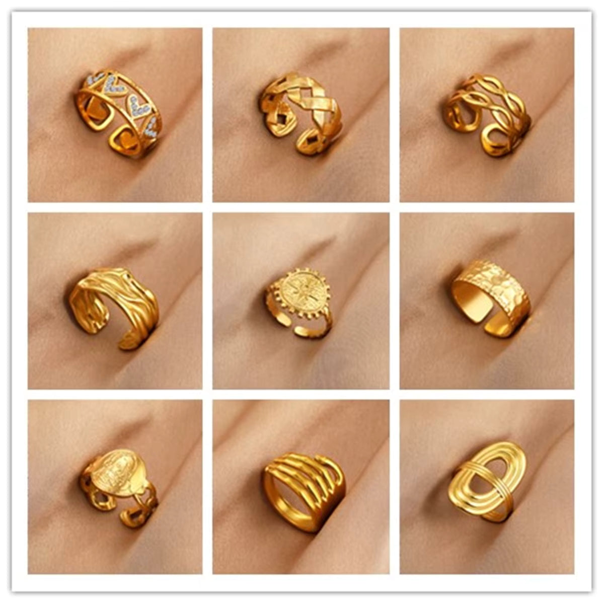 Set Anillo Hélix