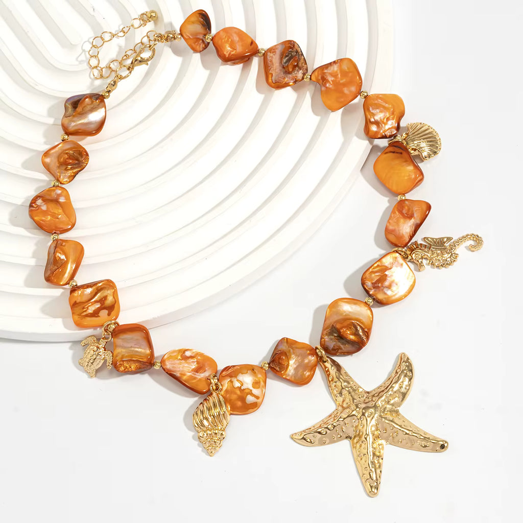Collar Santorini Coral