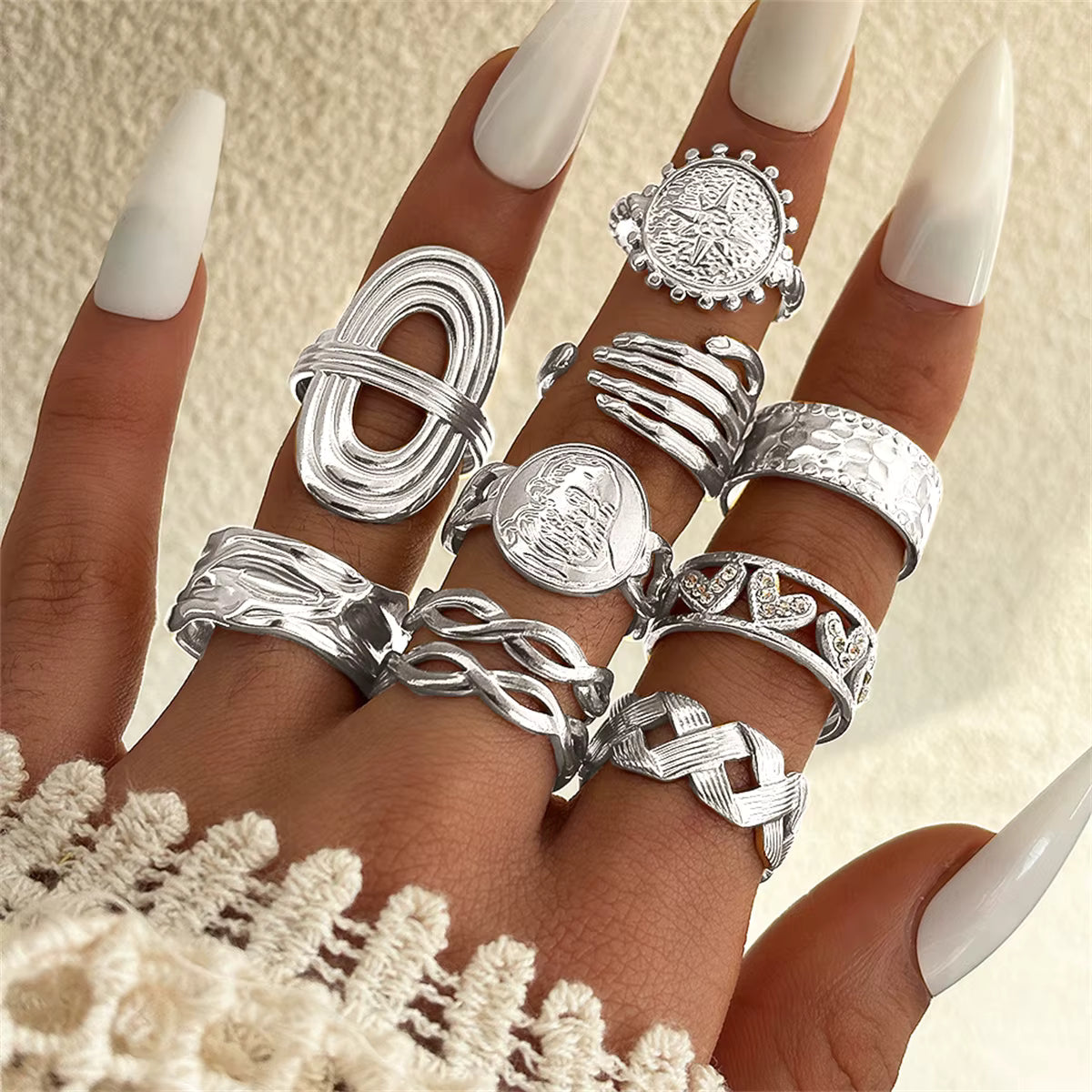 Set Anillo Hélix